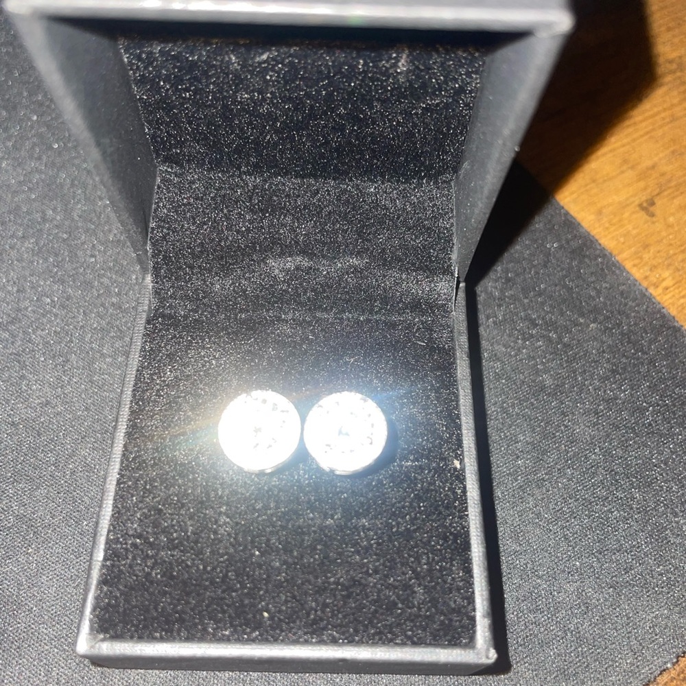 VVS moissanite earrings